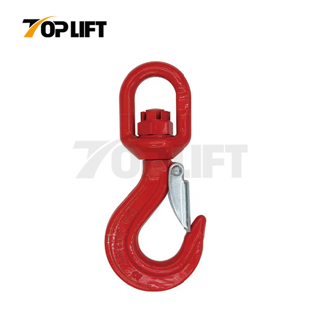 TOPLIFT WLL 0.5T to 30T High Strength Rigging US Type Swivel Hook for Lifting