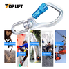 Automatic Locking Carabiner Rotating Forged Aluminum Alloy Snap Hook