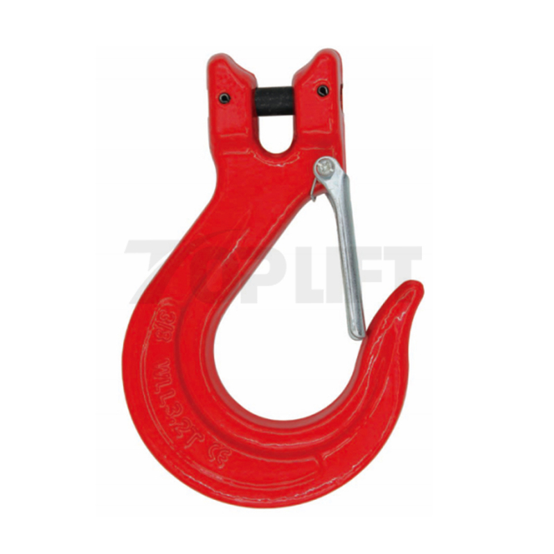 TOPLIFT Rigging Hardware G80 Lifting Clevis Sling Hook with Safety Lock