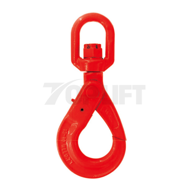 TOPLIFT G80 Rigging Hardware Lifting Equipment Safety Swivel Selflock Hook