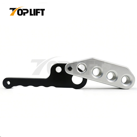 TP-RD01 Self-braking Fire Rope Handheld Descender 4 Hole Descender Rock Climbing Life-saving Downhill Equipment