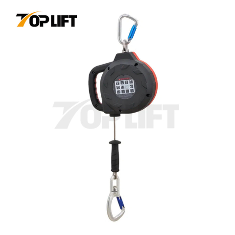 TP-200D 20m Self Retracting Lifeline Fall Protection Retractable Lanyard Galvanized Steel Cable Type Fall Arrester