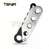 TP-RD01 Self-braking Fire Rope Handheld Descender 4 Hole Descender Rock Climbing Life-saving Downhill Equipment
