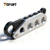 TP-RD01 Self-braking Fire Rope Handheld Descender 4 Hole Descender Rock Climbing Life-saving Downhill Equipment