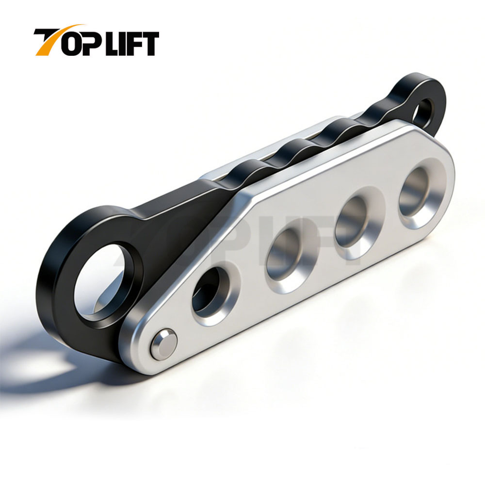 TP-RD01 Self-braking Fire Rope Handheld Descender 4 Hole Descender Rock Climbing Life-saving Downhill Equipment