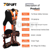 TP-SH3214N CE Certified Outdoor Climbing Fall Protection Industrial Full Body Safety Harness for Work at Height