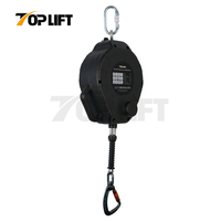 New CE 20m Self Retracting Lifeline Cable Retractable Lanyard Fall Arrester with Integrated Winch