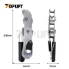 TP-RD06 7075 Aviation Aluminum Self-braking Descender Manual Control STOP Rope Descent Device for Rock Climbing Aerial Rescue Work