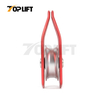 TP-P07 36kN CE Certified Aviation Aluminum Rescue Side Swing Single Sheave Climbing Pulley