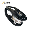 TP-P12 CE Certified General Purpose Small Aluminum Rope Single Swing Pulleys for Climbing