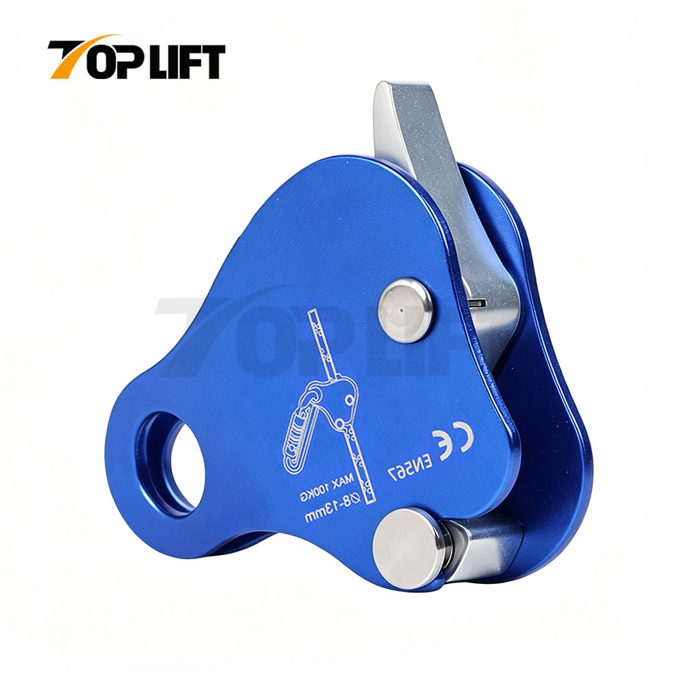 TP-A09 Aluminum 7075 Rock Climbing Ascender Fall Protection Belay Device Climbing Rope Grab