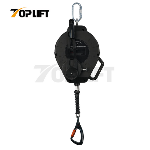 15m Self Retracting Lifeline Cable Retractable Lanyard Fall Arrester with Integrated Winch