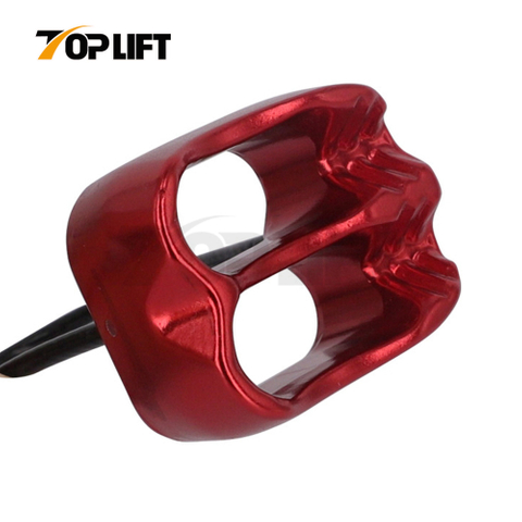 TP-ATC01 ATC Belay Device Aluminum Climbing Descender for 8~11mm Rope Tubular Rappel Device