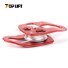 TP-P07 36kN CE Certified Aviation Aluminum Rescue Side Swing Single Sheave Climbing Pulley