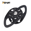 TP-P12 CE Certified General Purpose Small Aluminum Rope Single Swing Pulleys for Climbing